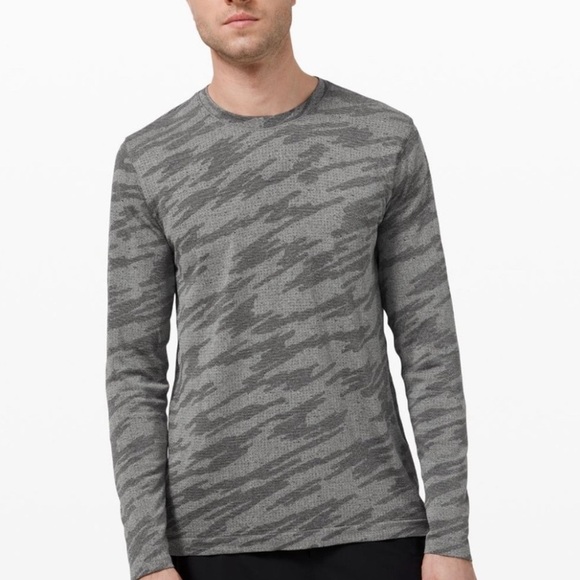 Lululemon Men’s Gray Metal Vent Tech 2.0 Long Sleeve T-Shirt - Picture 1 of 10